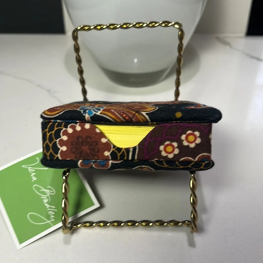 Vera Bradley Kensington Note Box Post-it Notes NWT